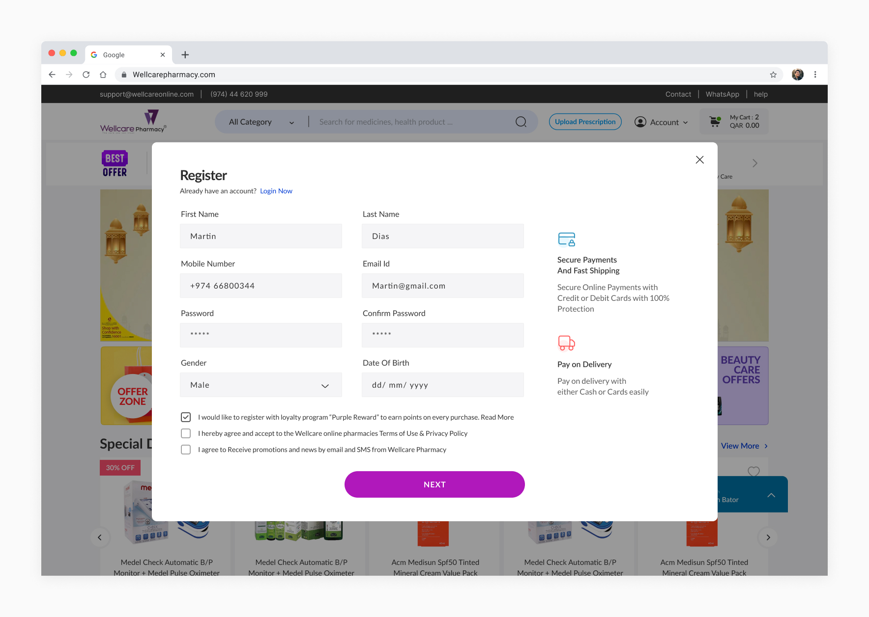 Wellcare Pharmacy-UI